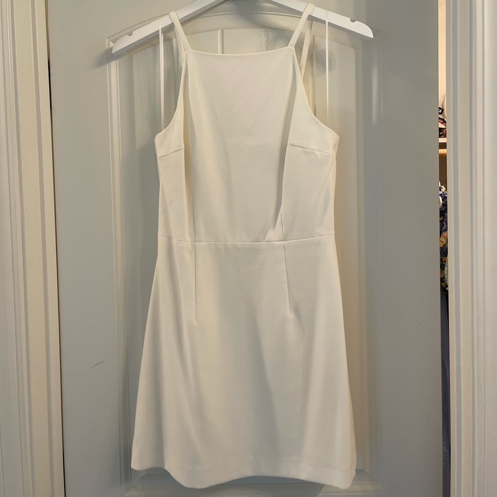 French Connection whisper square neck strappy dress - Picture 4 of 7